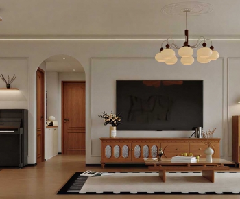 French Style A Living Room-ID:624680041