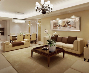 Modern A Living Room-ID:510437019