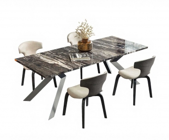 Modern Dining Table And Chairs-ID:158279902