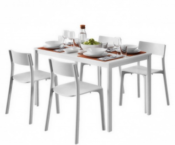 Modern Dining Table And Chairs-ID:221836094