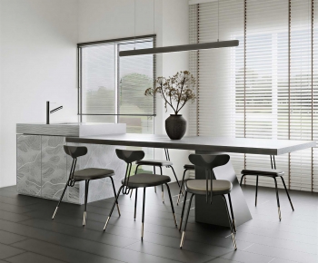 Modern Dining Table And Chairs-ID:677871949