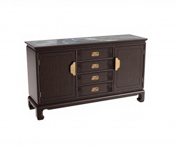 New Chinese Style Entrance Cabinet-ID:923424964