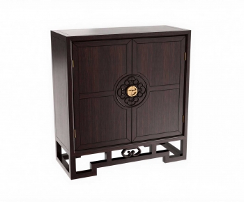 New Chinese Style Entrance Cabinet-ID:237478022