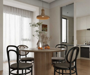 Retro Style Dining Room-ID:516093977