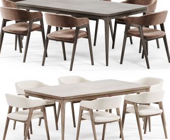 Modern Dining Table And Chairs-ID:496774915