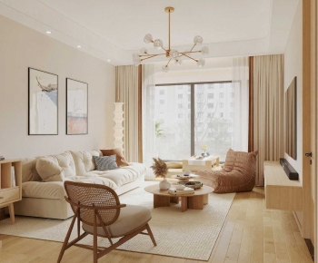 Japanese Style A Living Room-ID:763819229