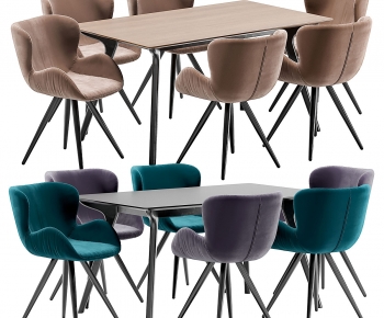 Modern Dining Table And Chairs-ID:339240077