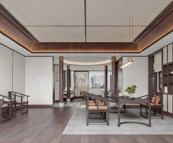 New Chinese Style Tea House-ID:807837019