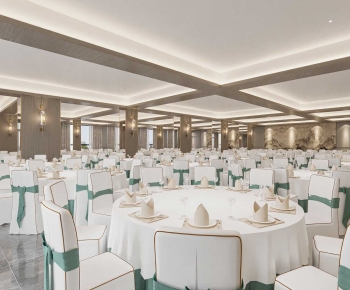 New Chinese Style Banquet Hall-ID:947850949