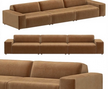 Modern Three-seat Sofa-ID:474292041