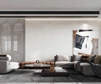 Modern A Living Room-ID:809569438