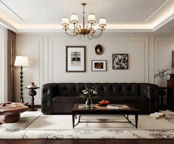 French Style A Living Room-ID:987198116