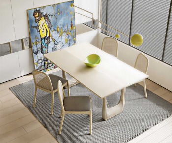 Modern Dining Table And Chairs-ID:387399233
