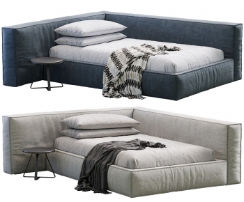 Modern Double Bed-ID:751219991