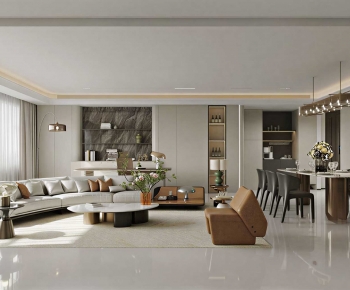 Modern A Living Room-ID:185729981