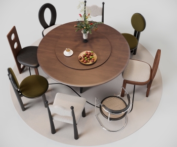 Modern Dining Table And Chairs-ID:484369997