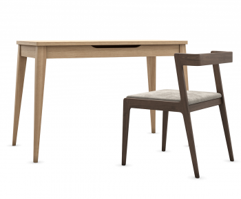 Modern Computer Desk And Chair-ID:248377089