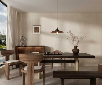 Wabi-sabi Style Dining Room-ID:278645047