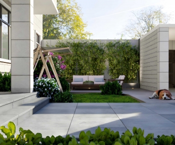 Modern Courtyard/landscape-ID:620310343