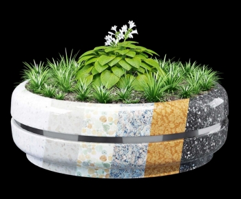 Modern Potted Green Plant-ID:892030952