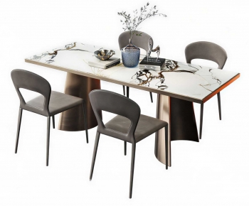 Modern Dining Table And Chairs-ID:300369341