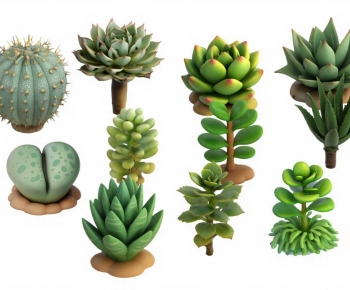 Modern Potted Green Plant-ID:122659929