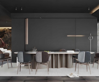 Modern Dining Table And Chairs-ID:283999427