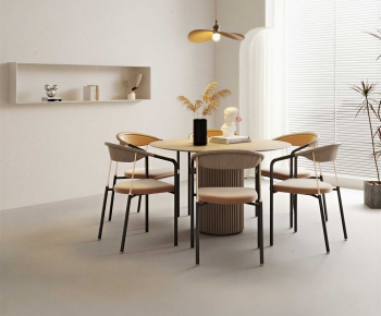 Modern Dining Table And Chairs-ID:746092084