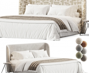 Modern Double Bed-ID:596714027