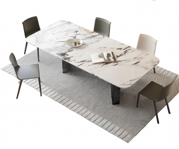 Modern Dining Table And Chairs-ID:537841082