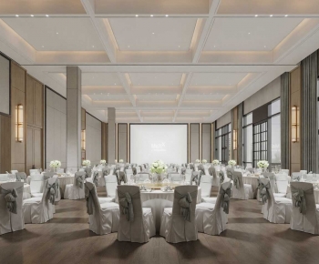 Modern Banquet Hall-ID:794457916