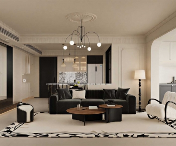 French Style A Living Room-ID:767267943