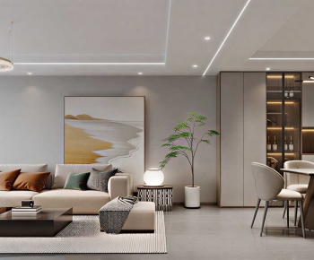 Modern A Living Room-ID:896651039