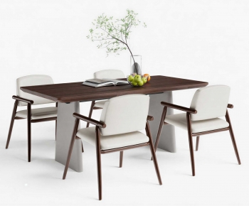 Modern Dining Table And Chairs-ID:720844034