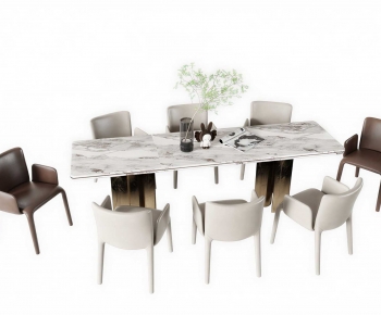 Modern Dining Table And Chairs-ID:350971948