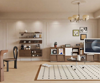 French Style A Living Room-ID:380486977