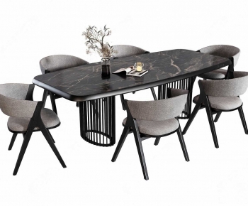 Modern Dining Table And Chairs-ID:581901151