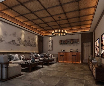 New Chinese Style KTV Box-ID:976629974