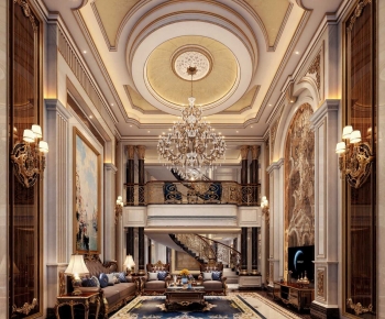 European Style A Living Room-ID:839435107