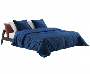 Modern Double Bed-ID:249295005