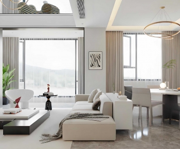 Modern A Living Room-ID:155922894