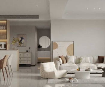 Modern A Living Room-ID:758647921