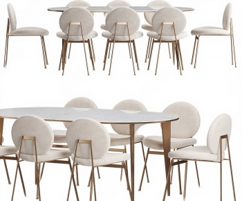 Modern Dining Table And Chairs-ID:489001999