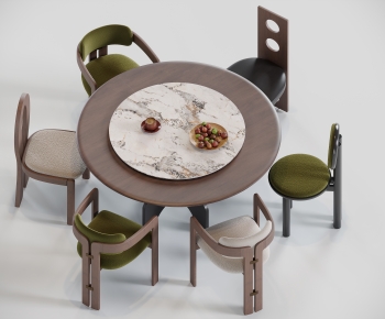 Modern Dining Table And Chairs-ID:118525989