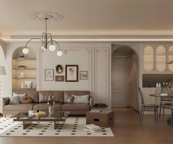 French Style A Living Room-ID:797497039