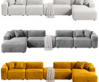 Nordic Style Corner Sofa-ID:436419014