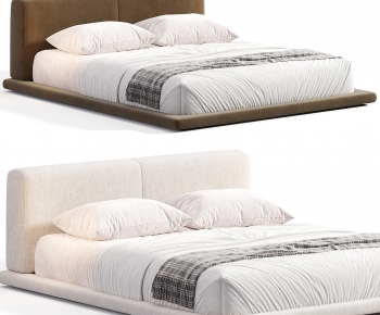 Modern Double Bed-ID:753181933