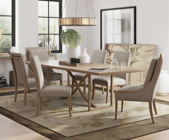 Modern Dining Table And Chairs-ID:745124107