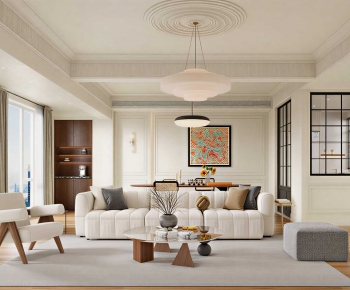 Modern A Living Room-ID:668422948