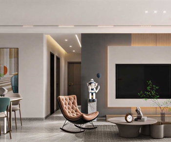 Modern A Living Room-ID:119649899